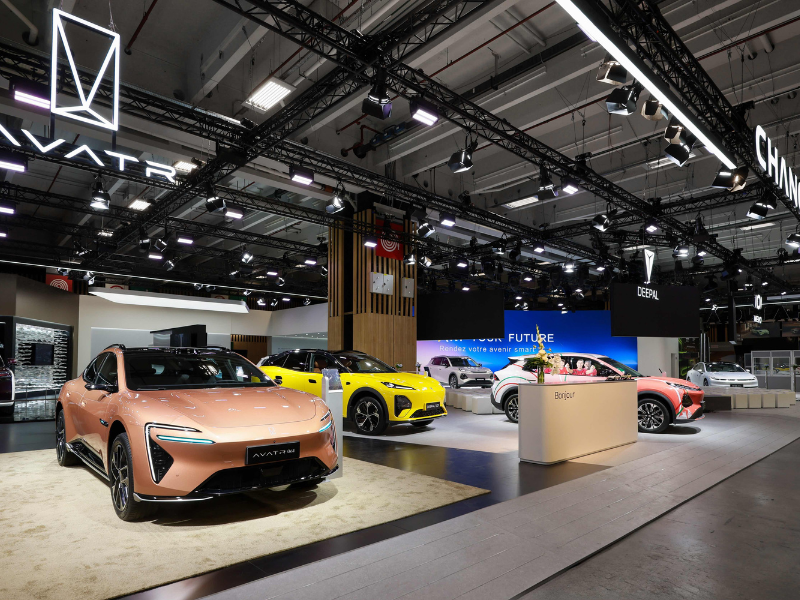 Exposição de veículos Changan